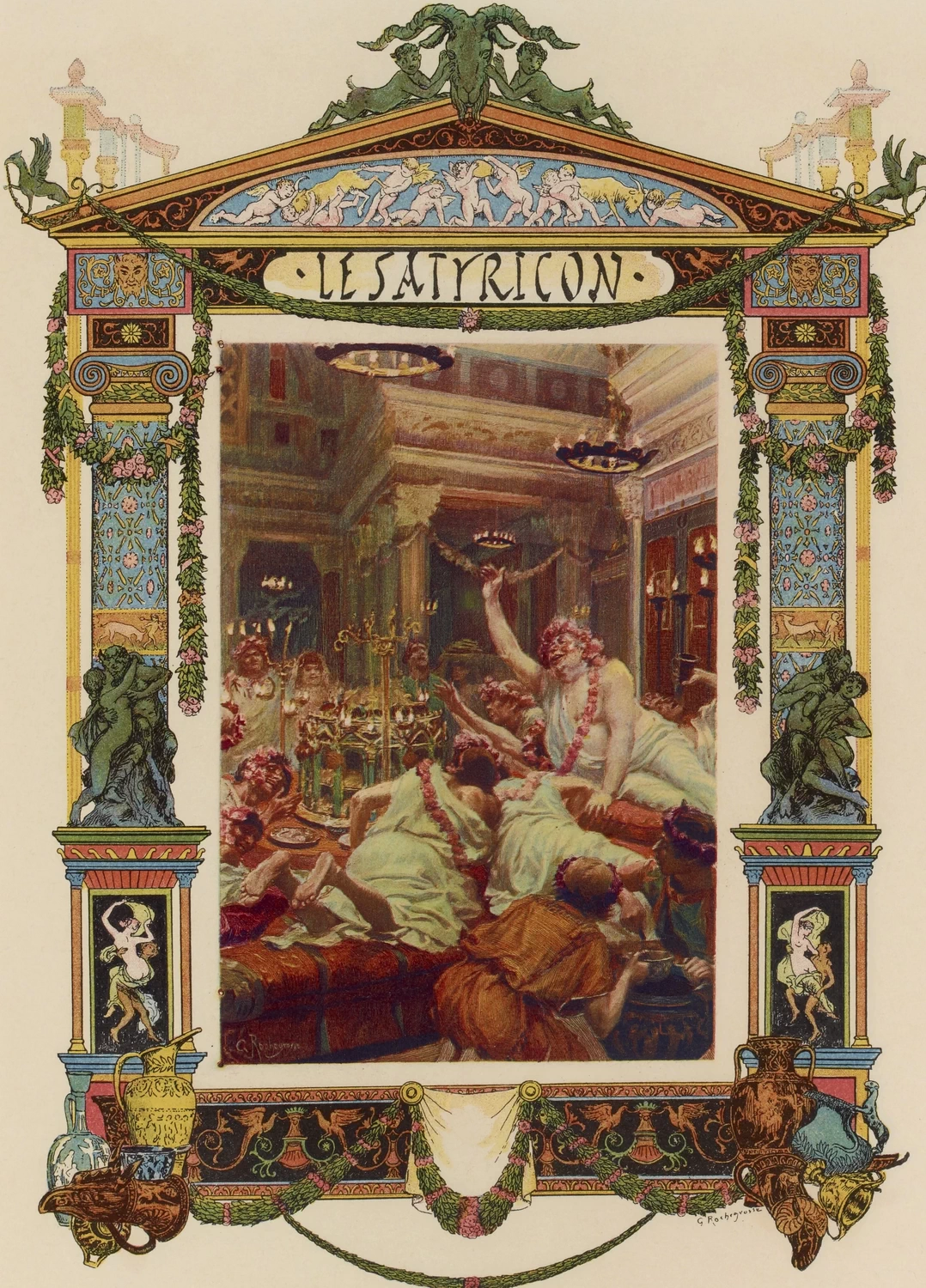 Illustrazione del Satyricon di Petrone 2